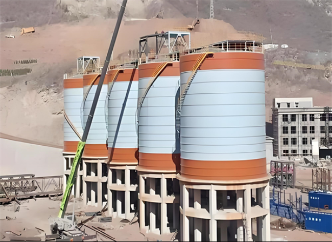 九真镇高架钢板仓